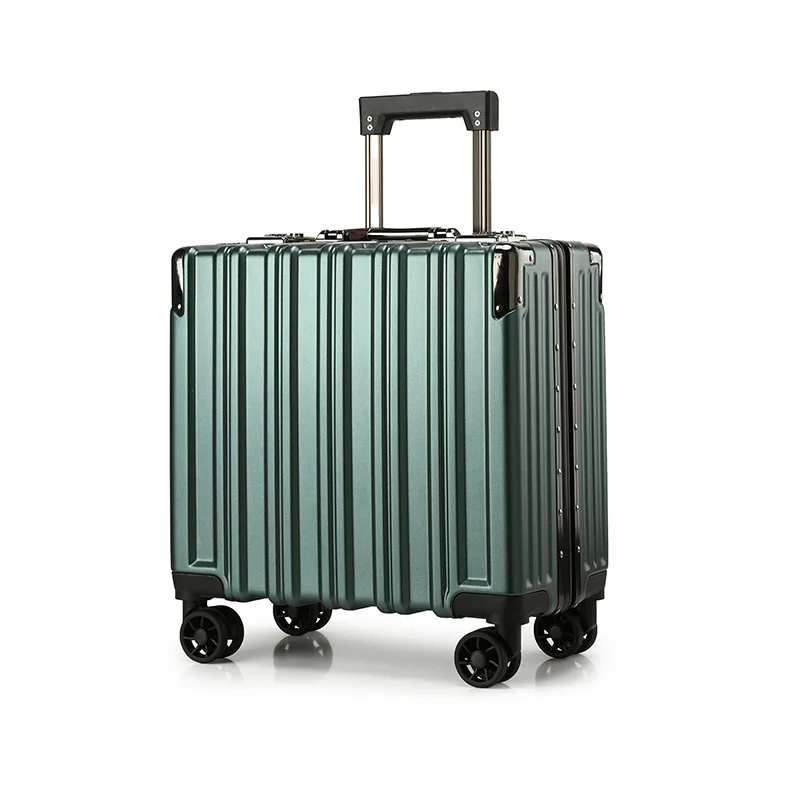 High Quality Luxury Aluminum Suitcase with trolley luxury Carry On Spinner Hard Shell Metal Suitcase Lightweight with TSA Lock