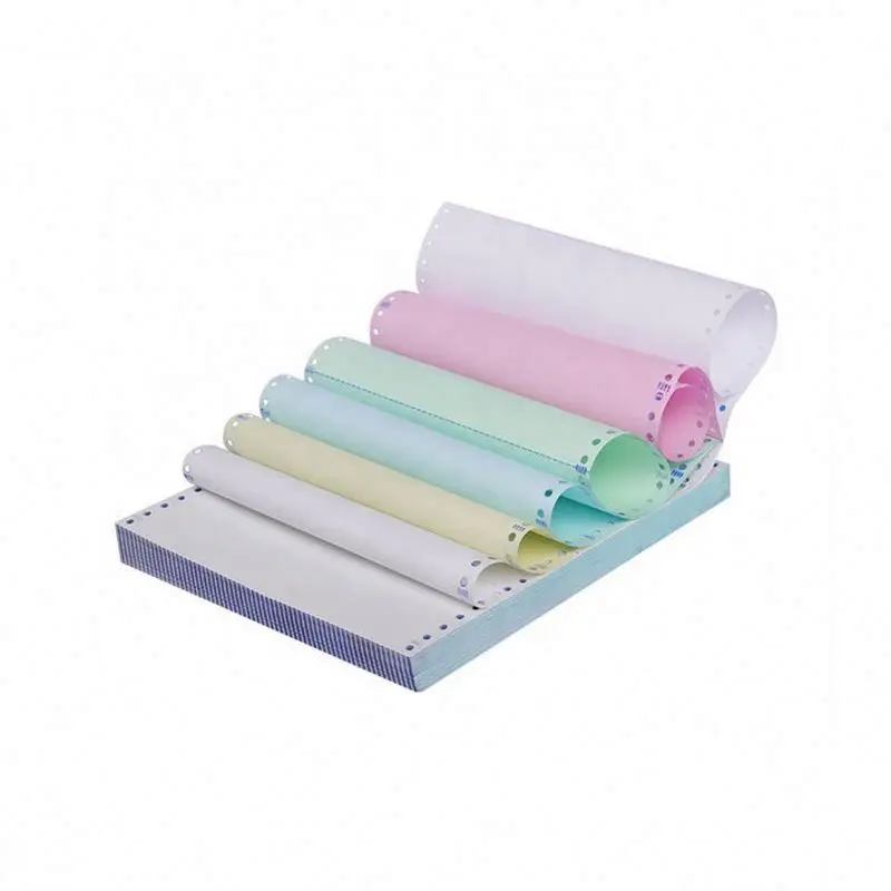 Factory Hot Sale Moisture Resistance White Yellow Pink A4 Letter Carbonless Paper