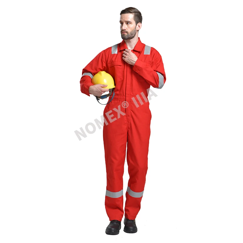 Нефтяное месторождение Nomex одежда рабочая комбинезон огнестойкий Frc красный