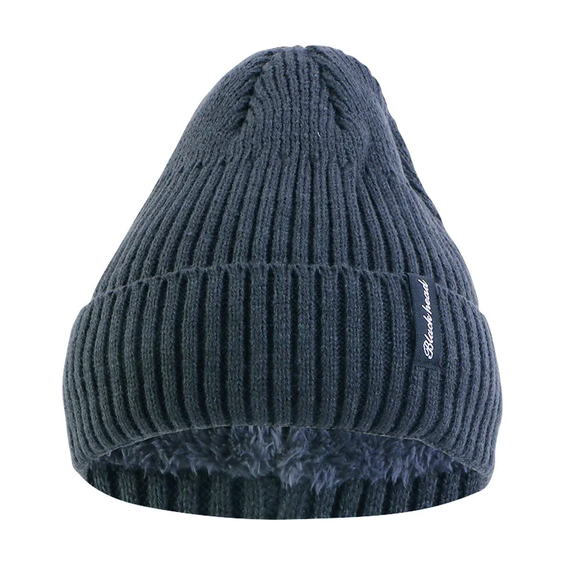 High Quality Wholesale Warm Winter Cap Knit Beanie Acrylic Winter Outdoor Knitted Hats