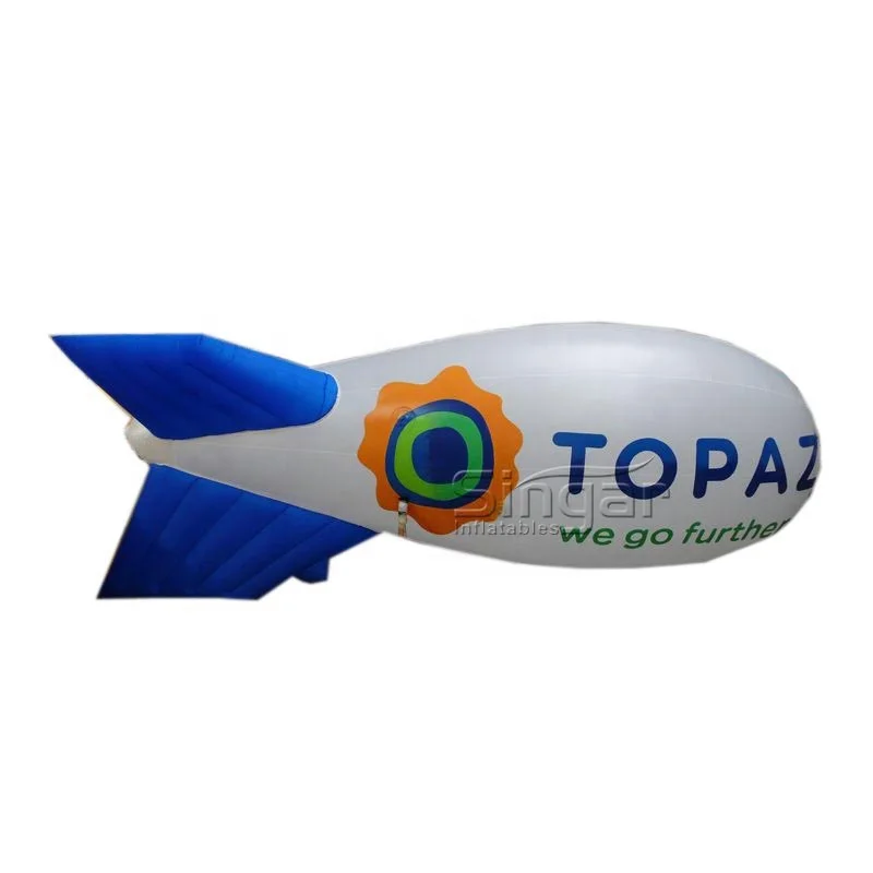 Custom advertising giant inflatable air blimp airship balloon for sale