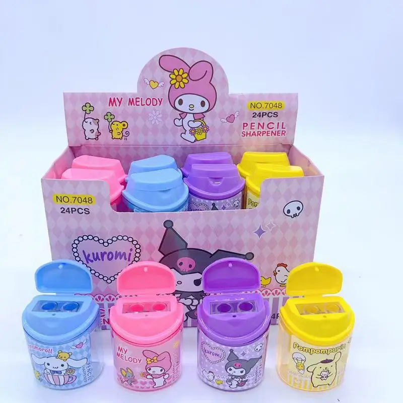 Anime cartoon style pencil sharpener cute kuromi cartoon cute pencil sharpener