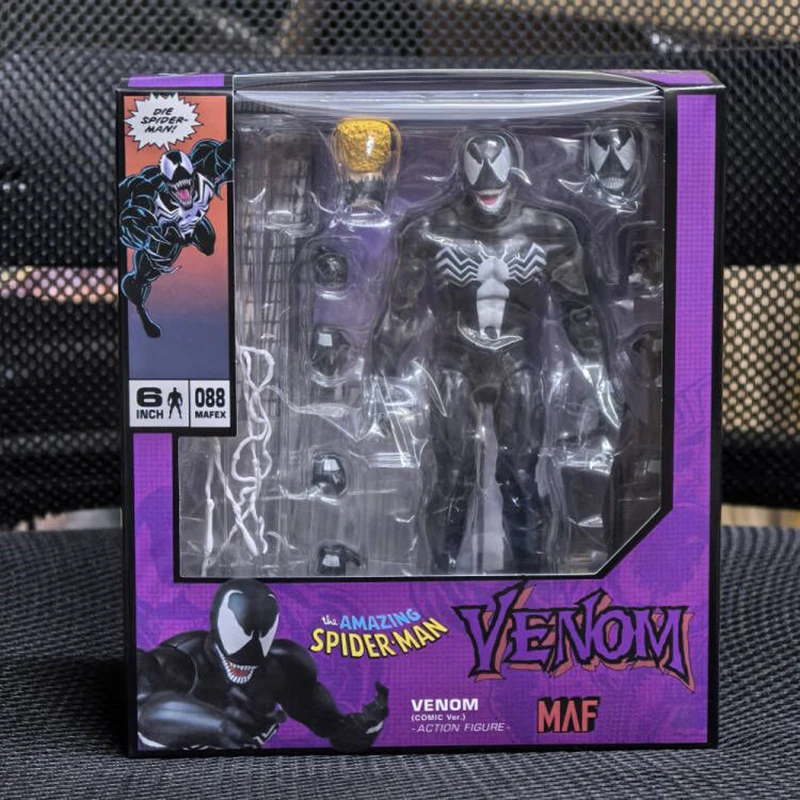 6inch MAFEX088 Amazing Spiderman Venom Action Figure Collection Toy