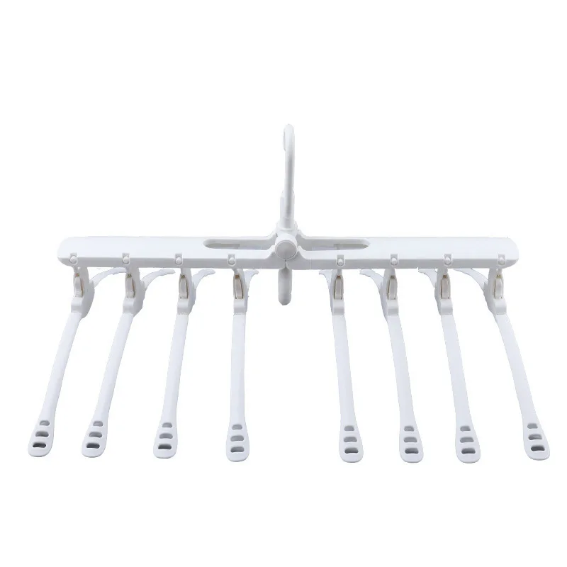 Wholesale Household Modern Simple Style Storage Plastic Non-slip Multi-layer Folding Space Saving Clothes Brace