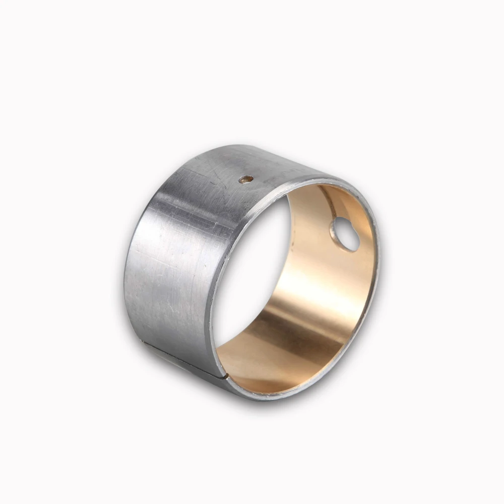 Stainless Steel Sintered Bronze Bimetal Slide Bushing Dry Split Oilless DU Brass Copper Manufacturer