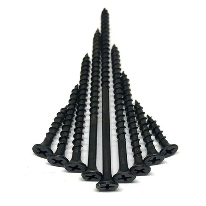 manufacturer price coarse thread 3.5*25mm black phosphated phillips bugle head drywall screw connect gypsum board