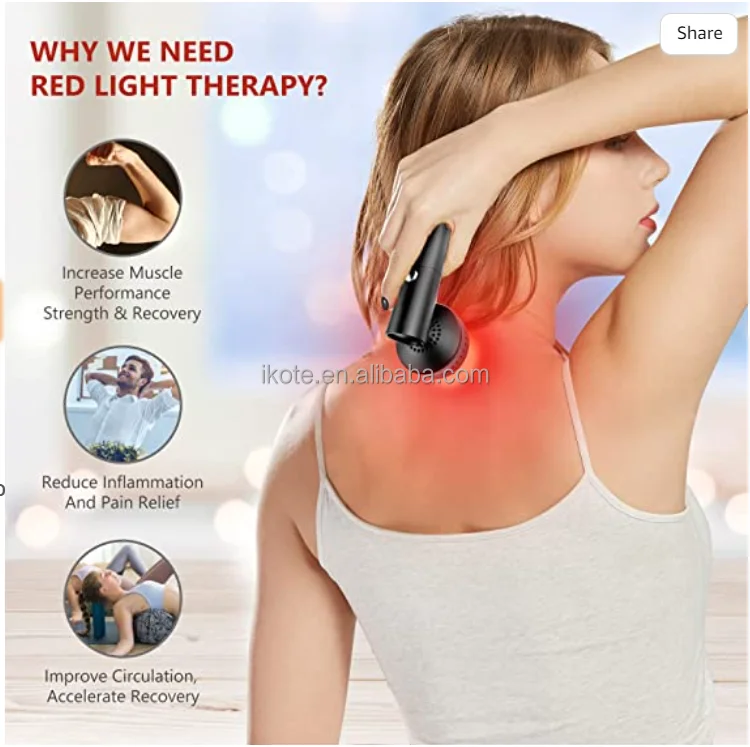 660nm 850nm 630nm Pulse Wavelengths High Irradiance Low EMF 0 Flicker PDT Near Infrared Red Light Therapy Lamp