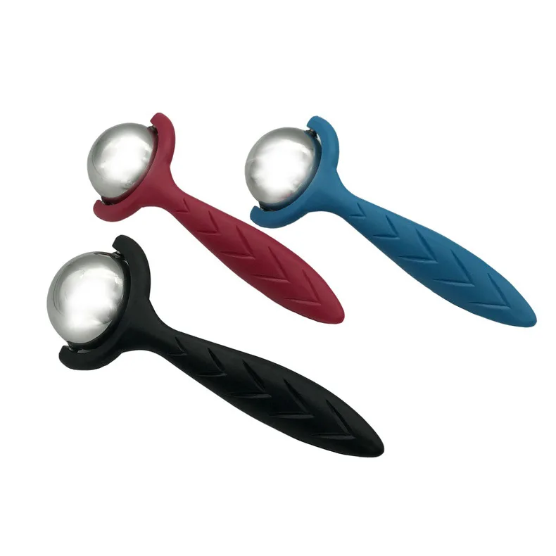 After Exercise Recovery Handheld Therapy Gel Hot Cold Roller Massage Balls Stainless Steel Ball Massager