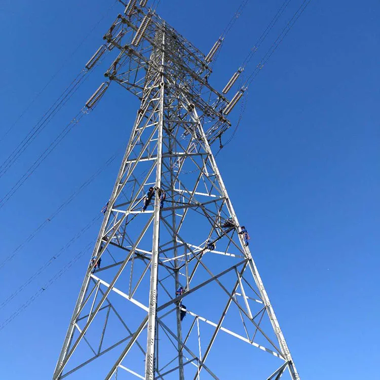 Hot Selling Hot Dip Galvanization 35kV 33kV Angular Steel Electric Power Transmission Towers