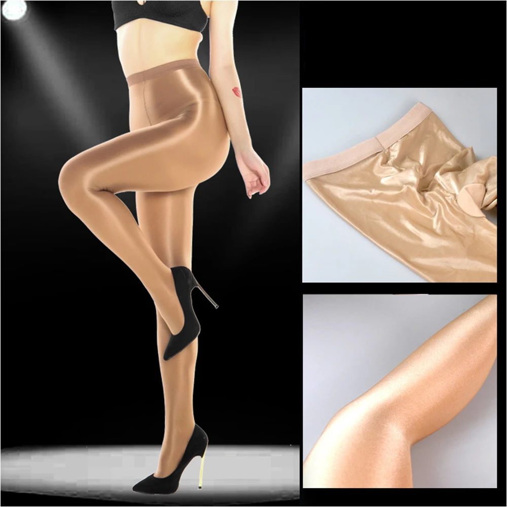 70D Bar ds Stage Sexy Stockings Bottoming Non-slip Glossy Stockings Pantyhose Tights Women