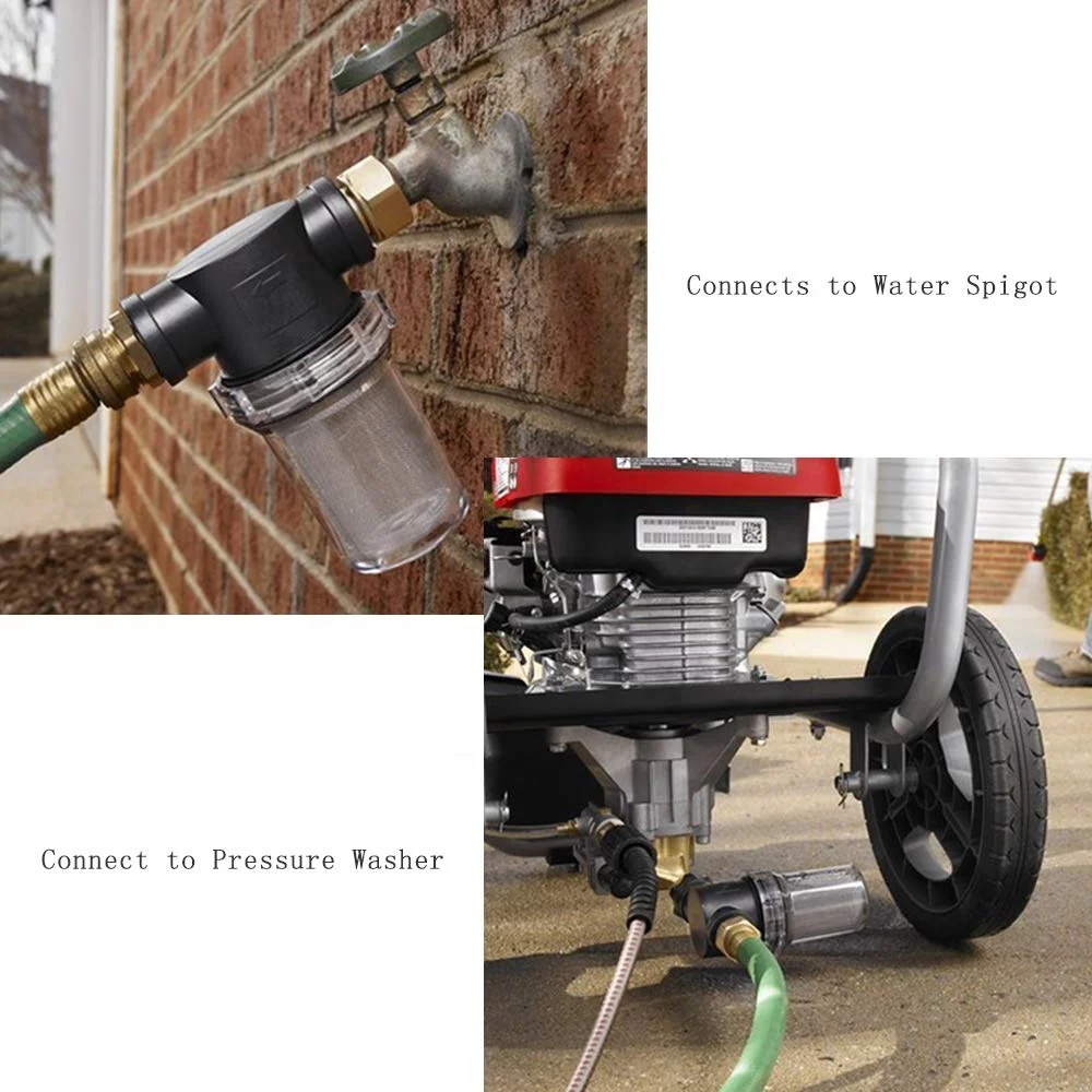 Garden Hose Filter Attachment For high Pressure Washing Pump