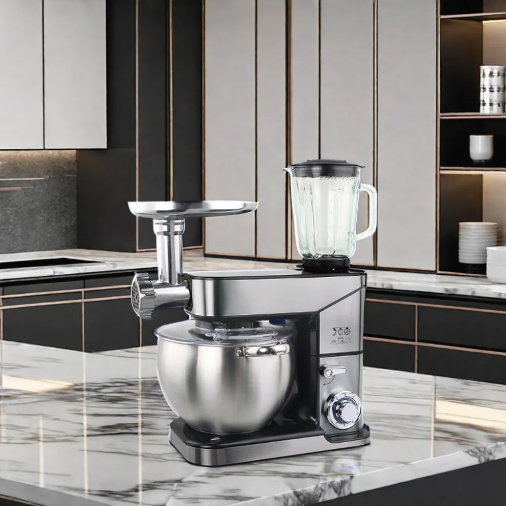 High Speed Control Stand Mixer Electric Kitchen Appliances Multi-purpose Dough Stand Mixer