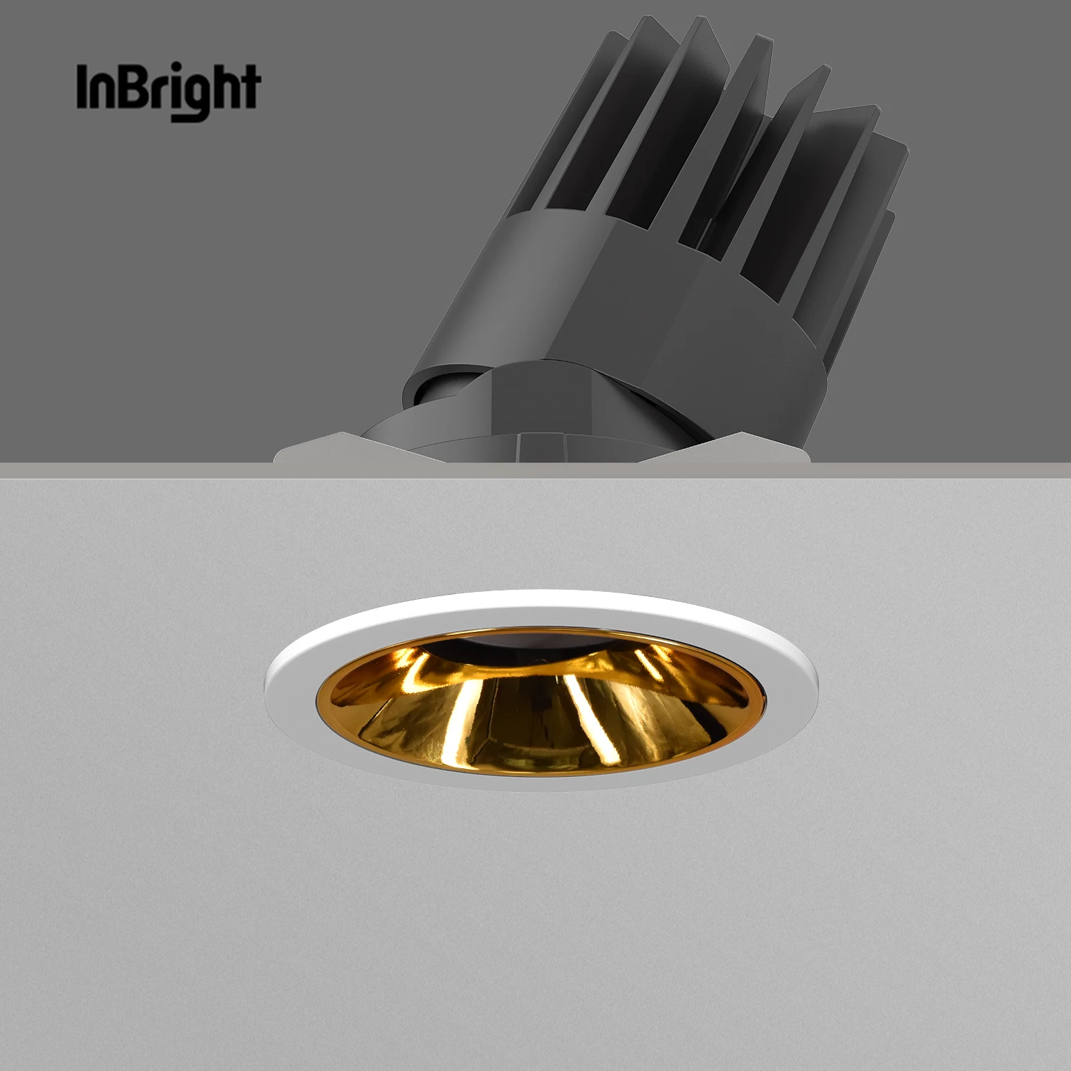 Ceiling Down Light 8W 18W 25W Recessed Anti-Glare LED Adjustable Dimmable Downlight