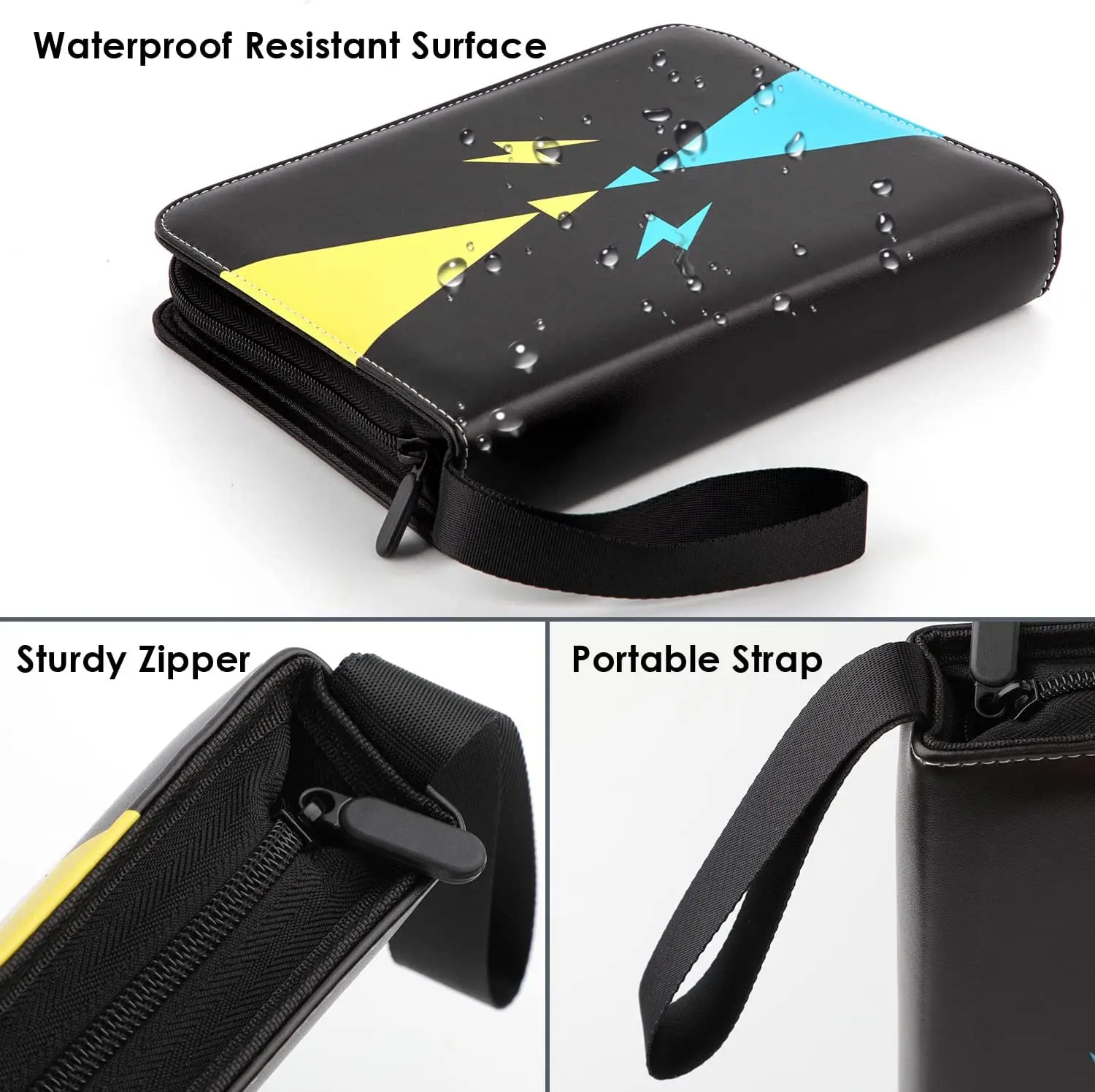 3x3 Custom Premium 9 Pocket Sleeves Collect Book Sports Game Baseball Trading Card Album Folder Binder