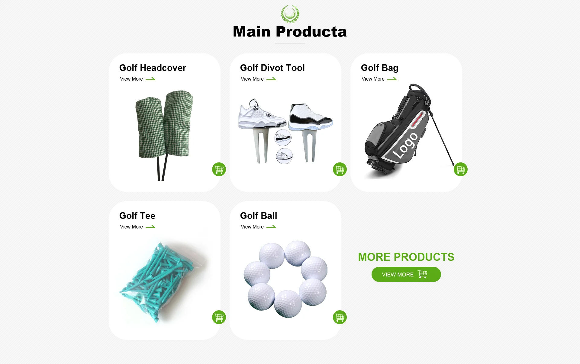Customized Blank green houndstooth golf polyester driver tube club headcovers with custom woven tag