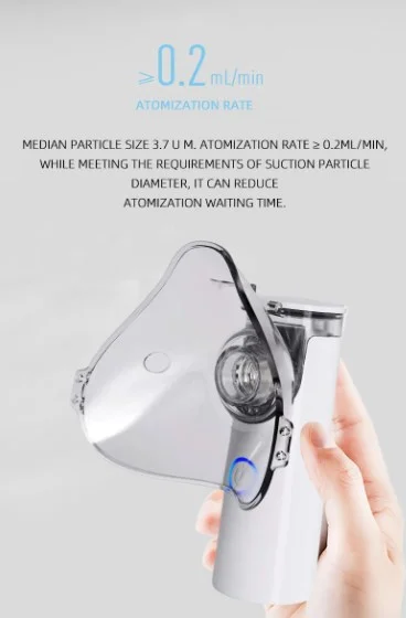 New arrival Handheld mesh inhaler nebulizers Cough Drug Asthma Ultrasonic portable nebulizer Easy Use for Home