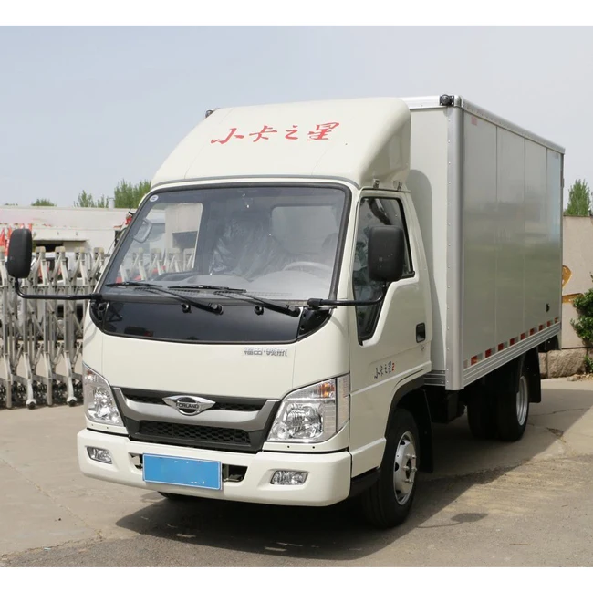 Factory Supply  4X2  FORLAND 130HP Truck Van Trucks Cargo Van Truck With 3.3Meter Cargo Boxes