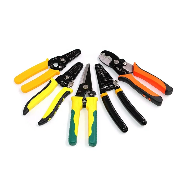 New Feeder Cable Stripping Cutting Tool Plastic Moulded Handle OEM Customizable Metric Measurement System Wire Stripping