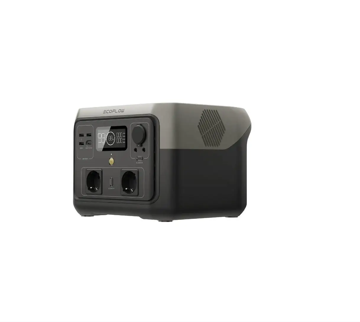 EU River 2 MAX 512Wh 500W Portable Power StationLiFePO4 4 AC Outlets MPPT Controller Pure Sine Wave Car