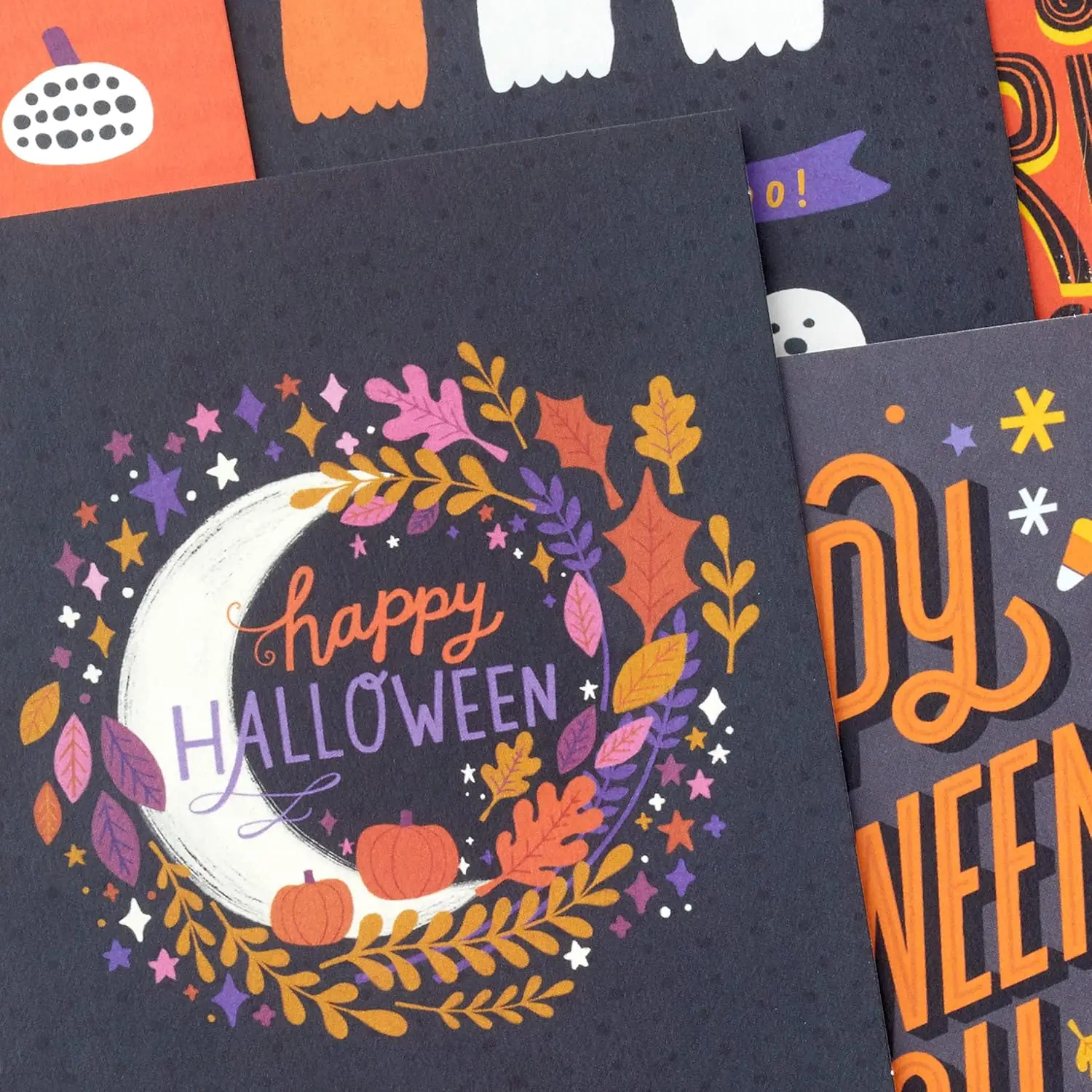 Halloween Cards Assortment, Tricks and Treats with Envelopes