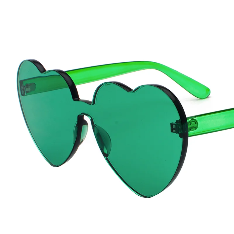 2022 BLONGU  Fashionable Custom UV400 Women Sunglasses Classic heart shape  Sun Glasses