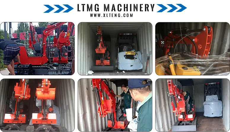  FREE SHIPPING new 1.8 ton 2.2 small digger china factory direct sale Mini Excavator CE ISO EURO 5 support OEM