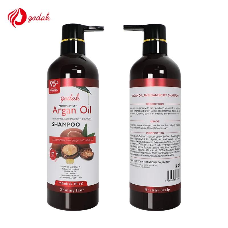 Godak Manufacturer Keratin Treatment Anti Hair Loss Private Label Hair Salon Ginger Shampoo