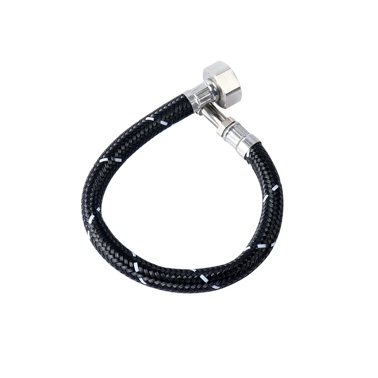 Best Selling Nylon Braided Hose Manufacturer 304 SS Braided Shower Plumbing Hose Pipe