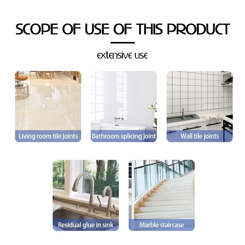 450ML Grout Line Cleaner for Deep Cleaning & Stain Removal Professional Tile & Grout Cleaning Solution Restoring Original Shine