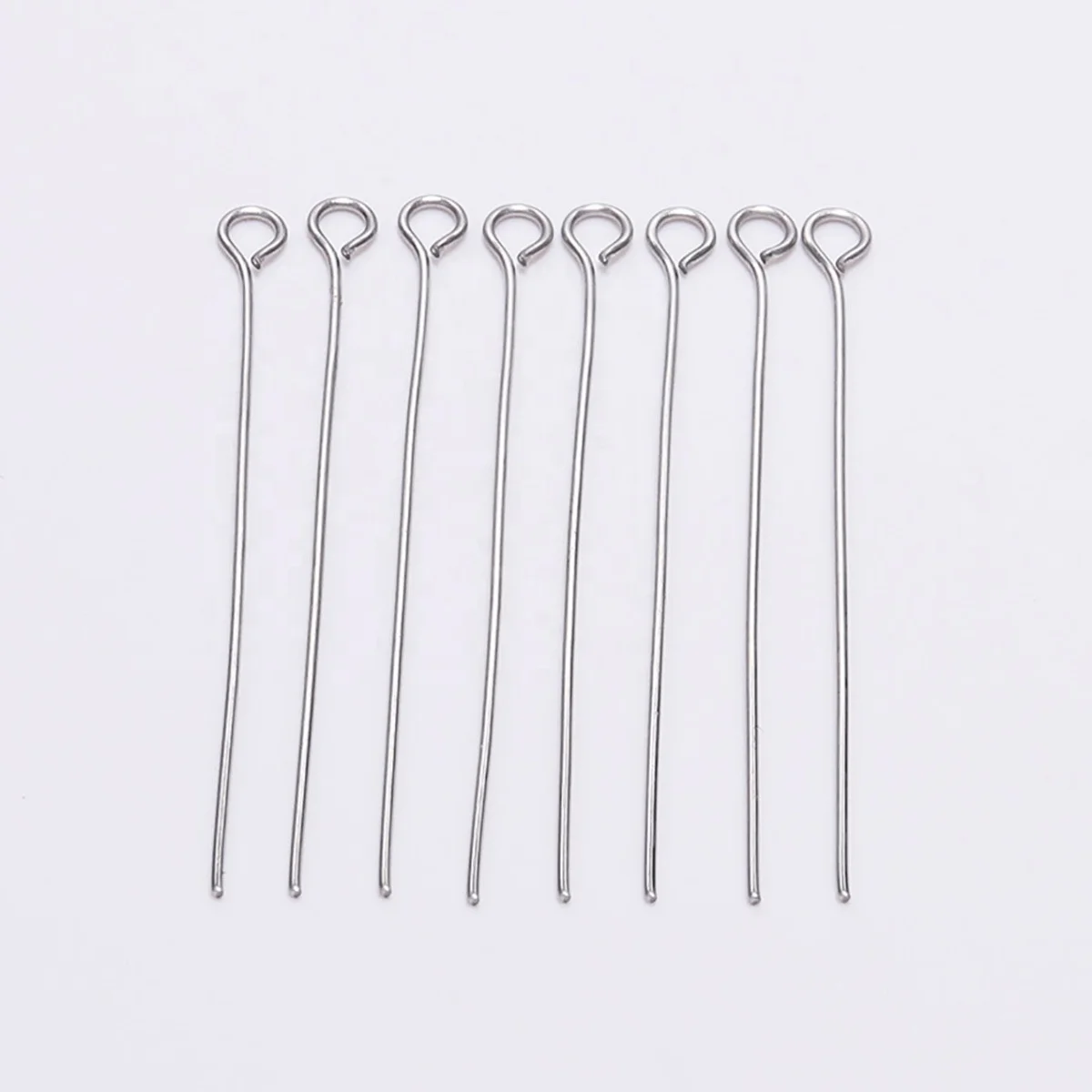 0.5-0.7mm stainless steel head eye pin for DIY handmade jewelry making