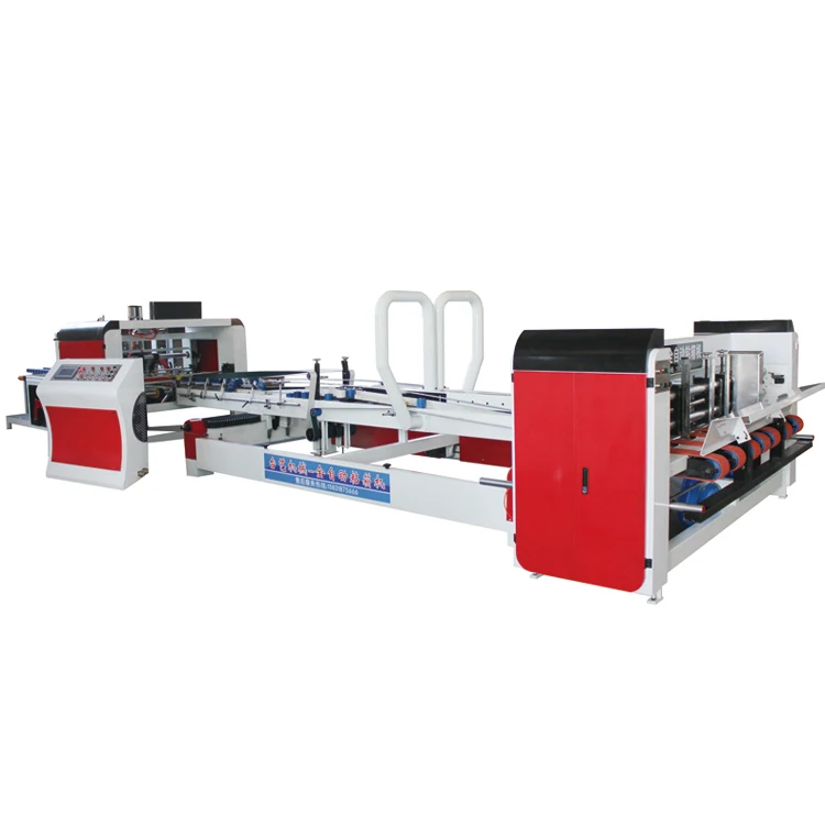 Carton Packaging Machine Corrugated Paper Box Folder Gluer