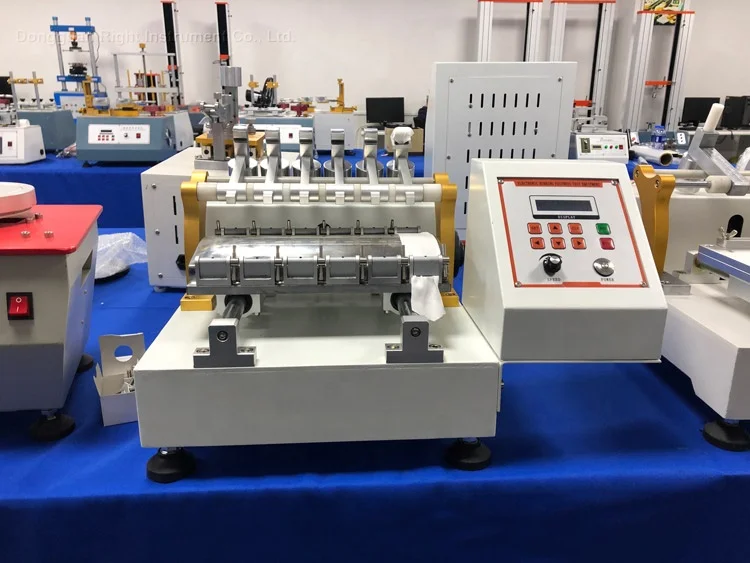 2 Stations Rotary Color Fastness Rubbing Duplexing Leather Friction Color Fastness Tester