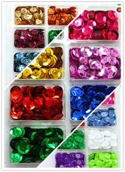 Wholesale PVC PET flower shape paillette