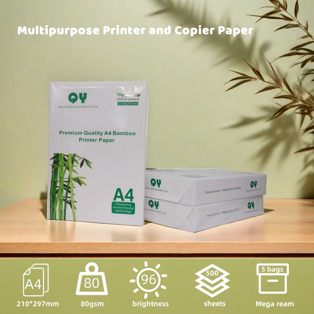 Manufacturers Virgin Pulp OEM 5 Reams 70 75 80 A4 Copy Paper With FSC Certificate A4 Copier Paper