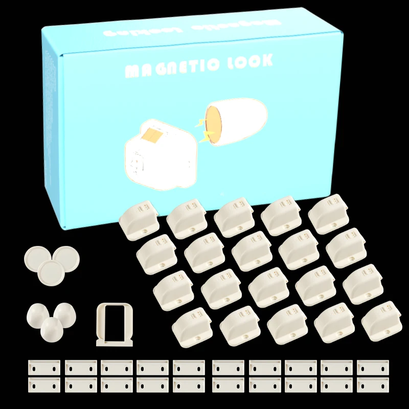 Товары для безопасности детей на заказ 2020, магнитный черный замок для ящиков шкафов