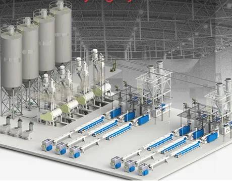 Vacuum Conveyor Automatic Weighing For WPC Floor Extruder Line