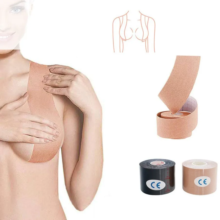 
Waterproof Sweat-Proof Invisible Under Clothing Beige Breast Lift Tape Boob Tape 