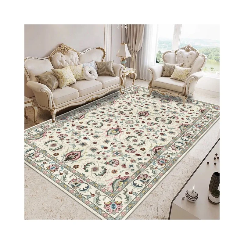 3D Luxury Persian Modern Chenille Carpet and Rugs Custom Washable for Outdoor Space-for Living Room Bedroom Floor Carpet
