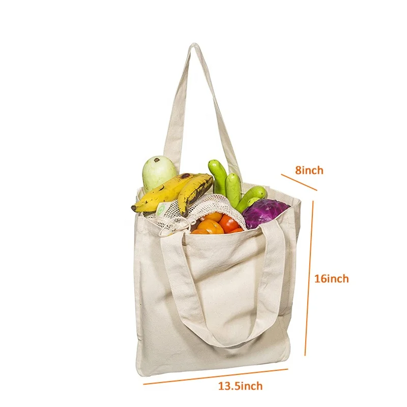 
blank or custom printed hemp canvas duffle tote bag of big size 