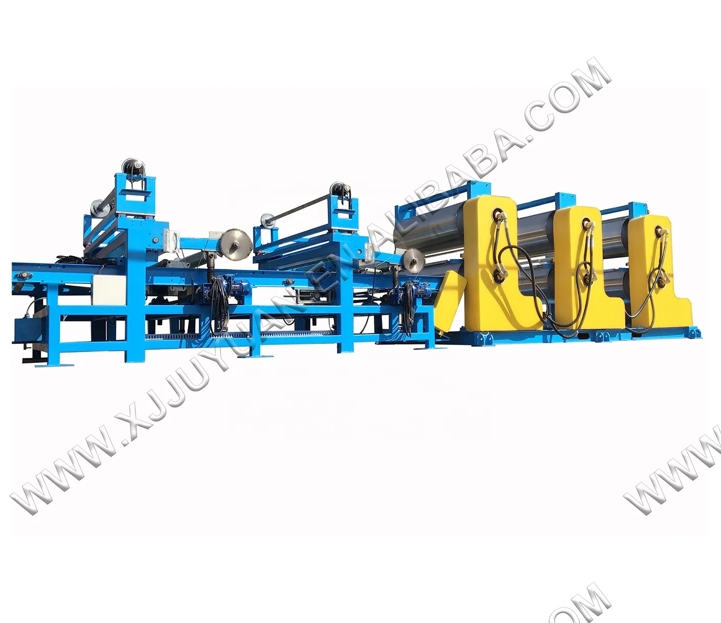 Машина для производства резиновых листов/Производственная линия скэп для прокатки тонких листов для экструзии-прессования-резки-охлаждения-направляющей-резки-сборки для шиномонтажного листа