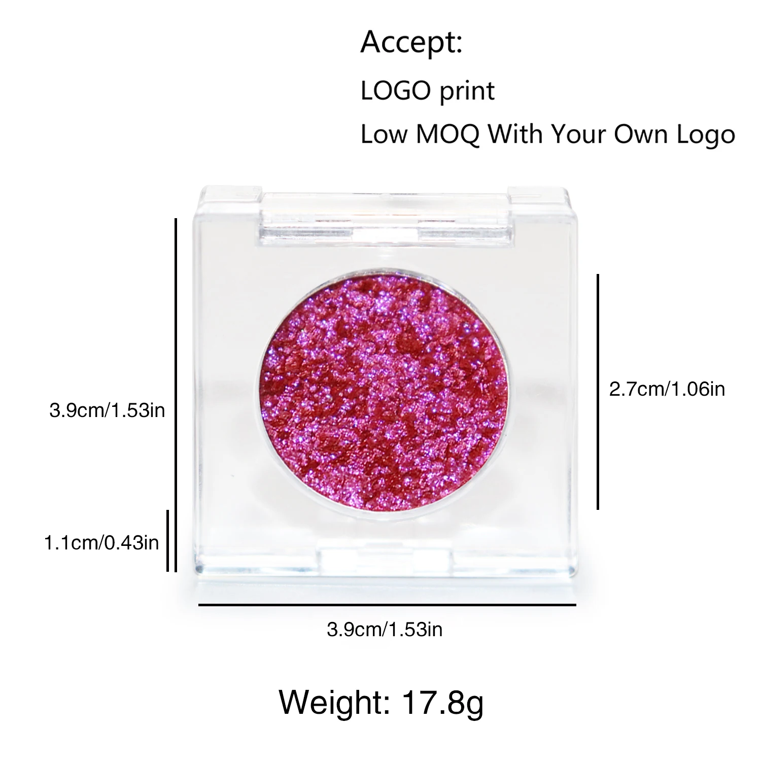 High Pigment Custom Chameleon Eye Shadow Palette Smooth Duo Chrome Eyeshadow Makeup Fair Skin Tones Luminous Wholesale Available