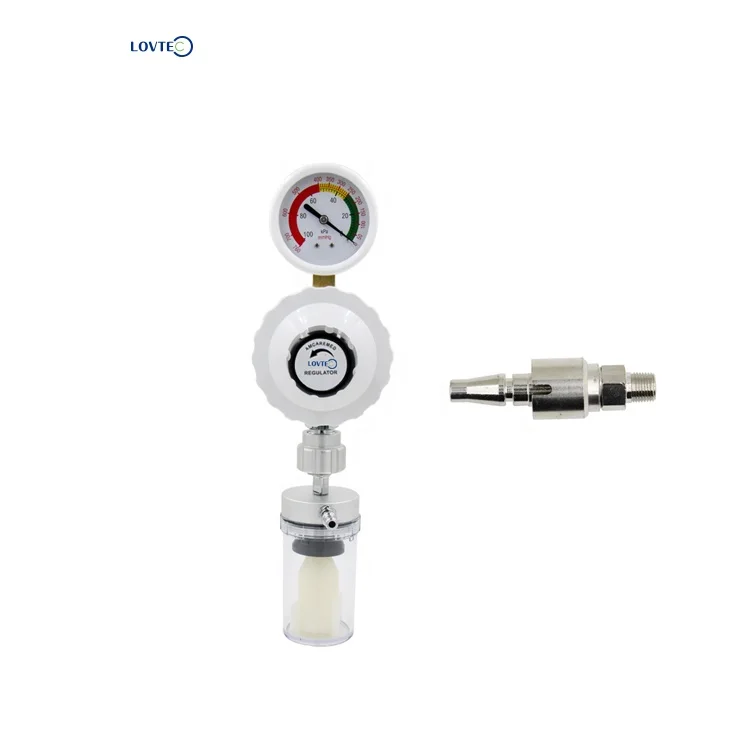 2024 Widely used superior quality medical fluid collection pressure Suction Vacuum Regulator with safety bottle jar