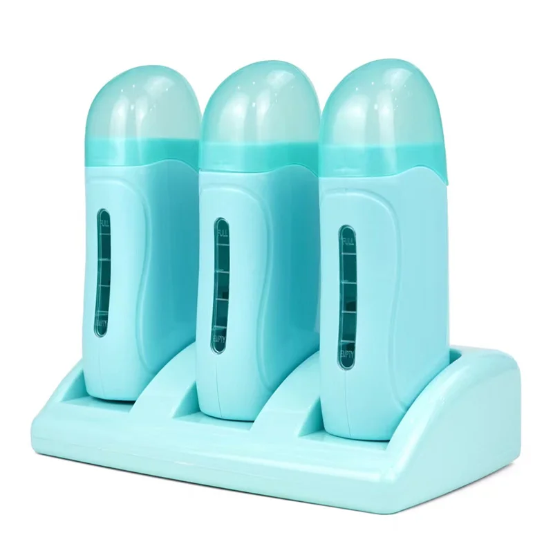 Professional Single-Seat Double-Body Depilator Wax Heater Hair Removal Beauty Handheld Epilator Rod Unhairinuring Machine Eye