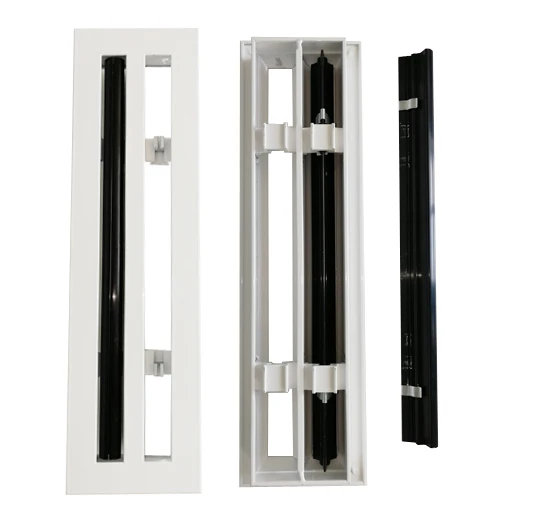 Factory price air Conditioning Diffuser customized aluminum linear slot grille and registers for room ceiling ventilation