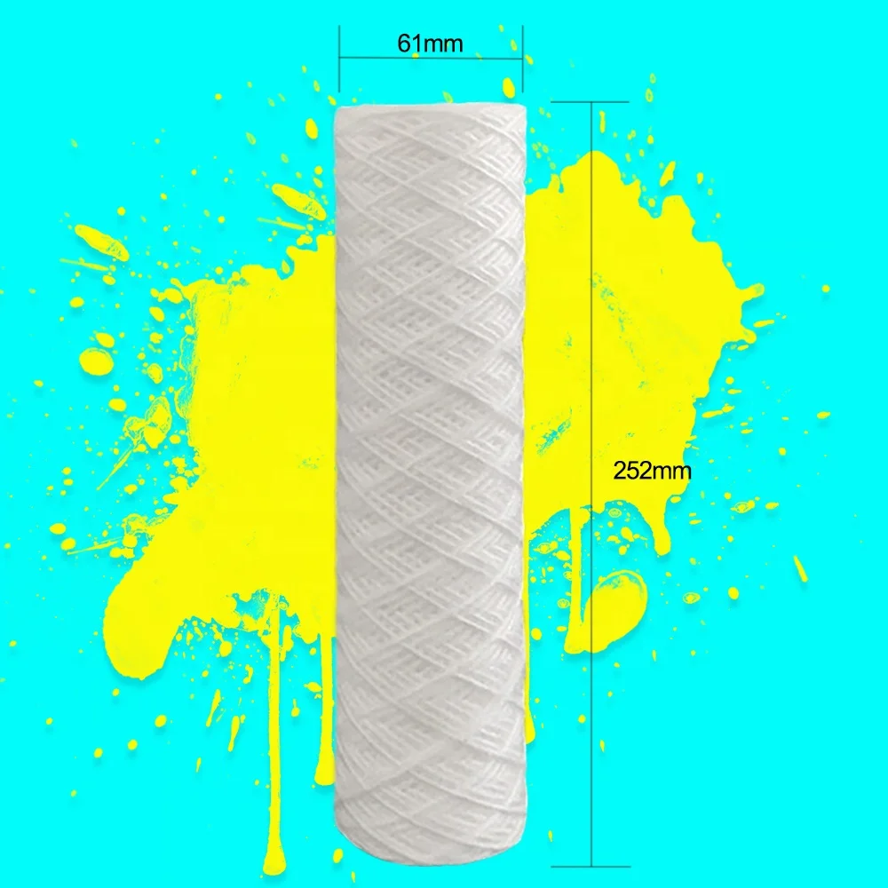 use for water filter polypropylene | propathene sediment PP Wire wound filter element