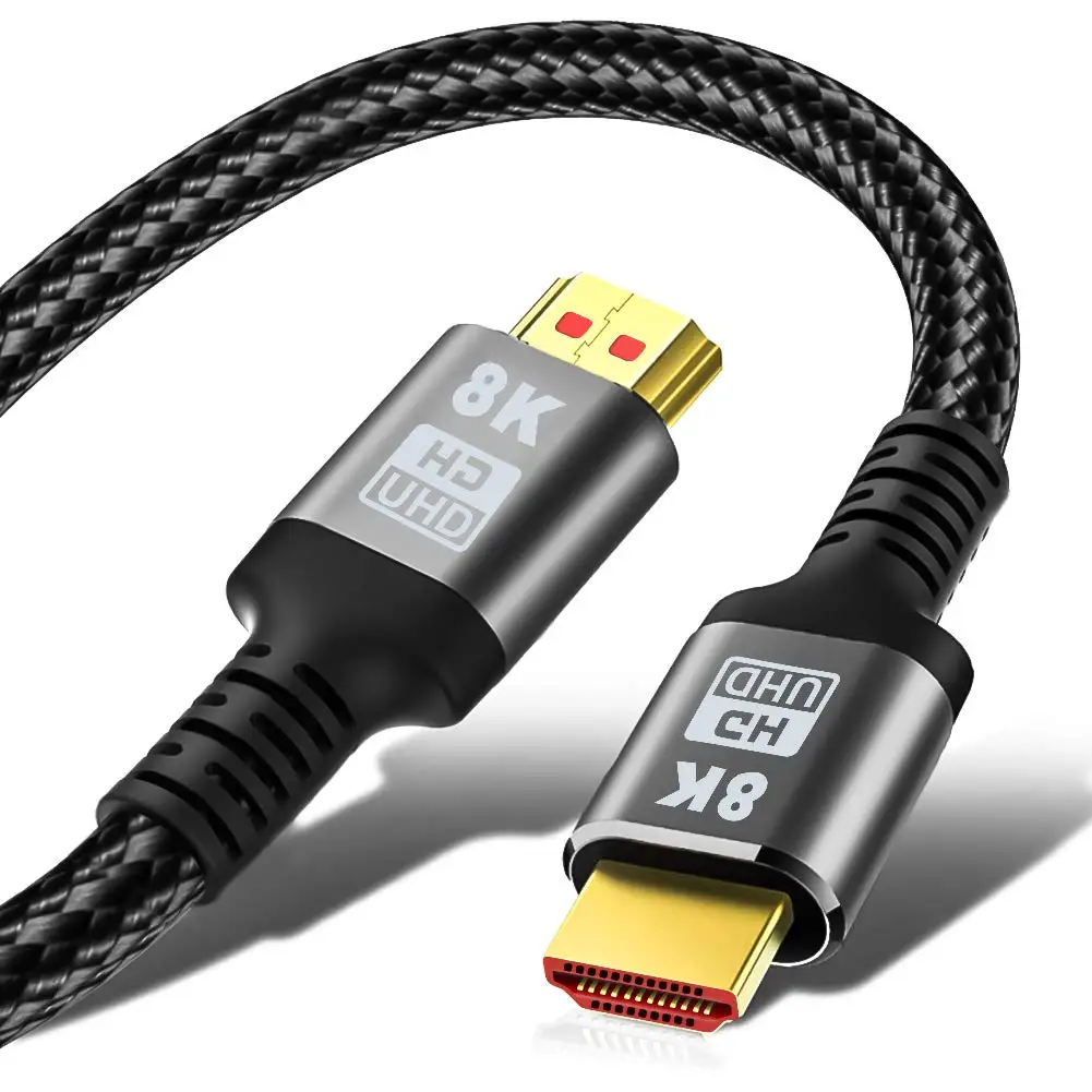 lijie Wholesale HDMI Connector Cable 8K HDMI 2.1 Cable High Speed 48Gbps HDMI Cable