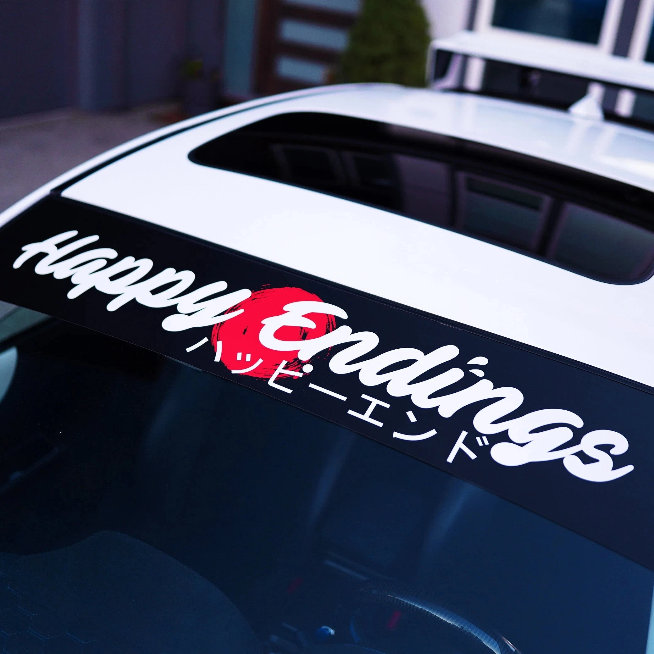 TOP Factory Custom Logo Car Windshield Banner Adhesive Die Cut Decals Stickers Vinyl Waterproof PVC Letter Window