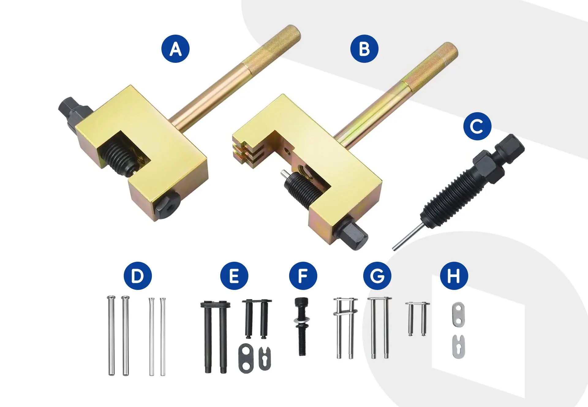 Engine Timing Chain Removal Installer Tool Kit Compatible for Mercedes Benz M271 M272 M273 M274 M276