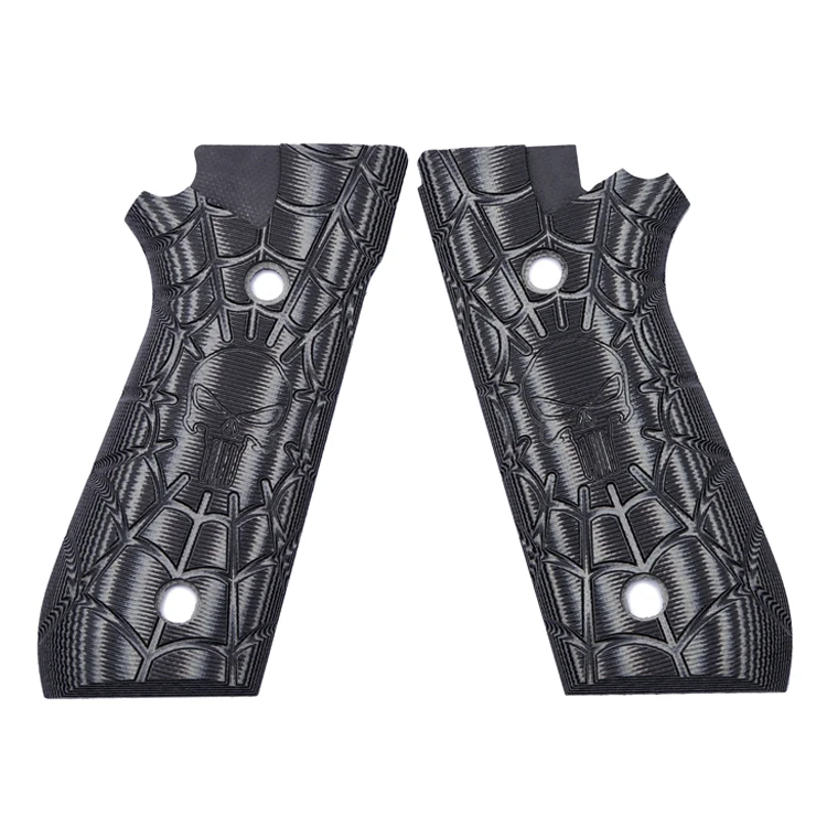 
Taurus PT92 G10 Gun grips handgun parts for PT-99/PT-92/PT-100/PT-101, Skull texture 