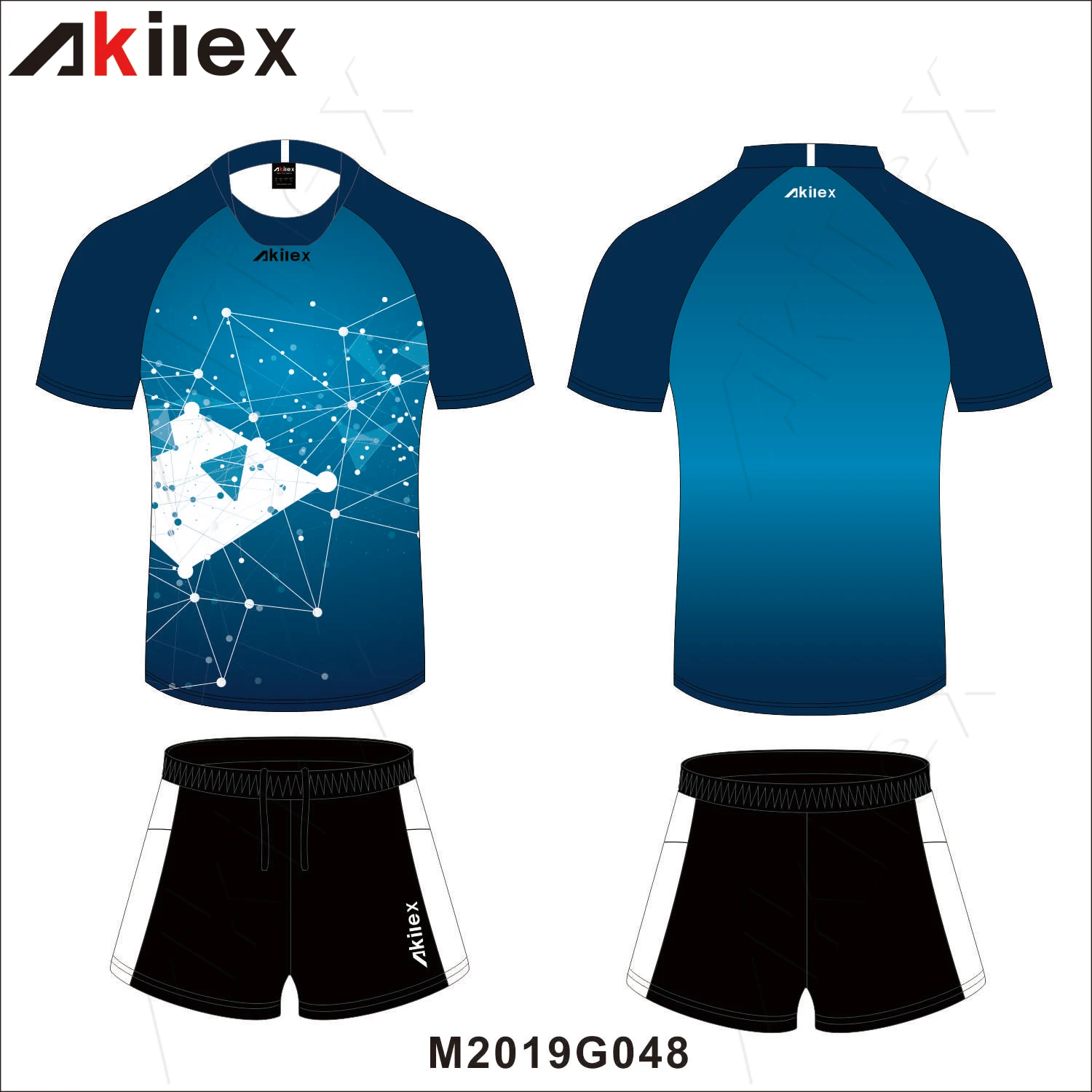 wholesale customize sport wear rugby jersey tracksuit full sublimation set or cut&sew digital printing rugby kit
